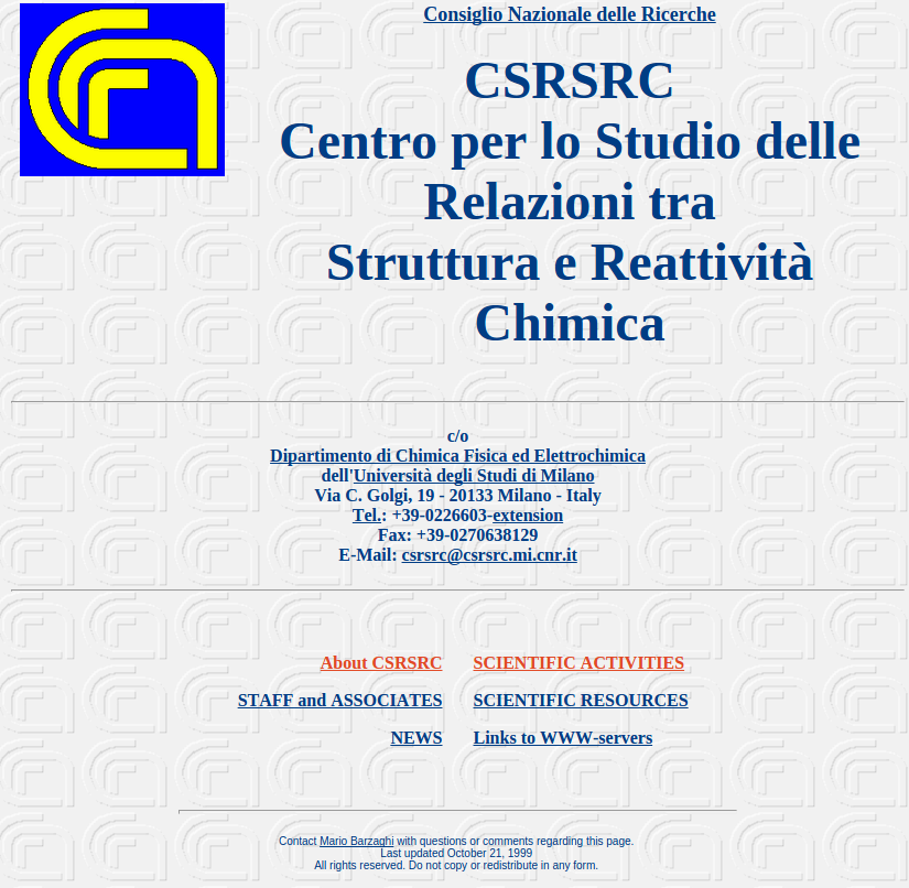 rs14.csrsrc.mi.cnr.it/csrsrc/,
             redirected from www.csrsrc.mi.cnr.it/csrsrc/
